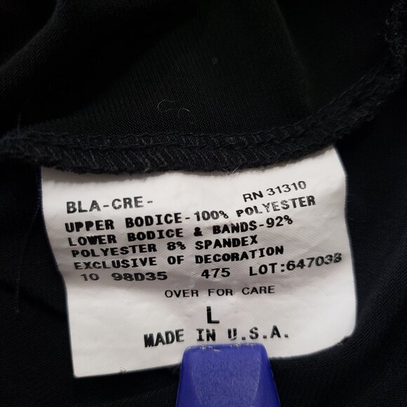 BCX Vintage 90s Black White Kimono Sleeve V Neck Top Size L Y2K Boho Indie Fairy - Picture 6 of 7